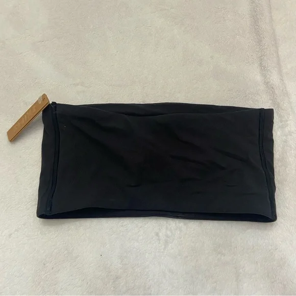 New! Skims Black Fits Everybody Bandeau Bra Onyx black nwt 28674 - Picture 6 of 8